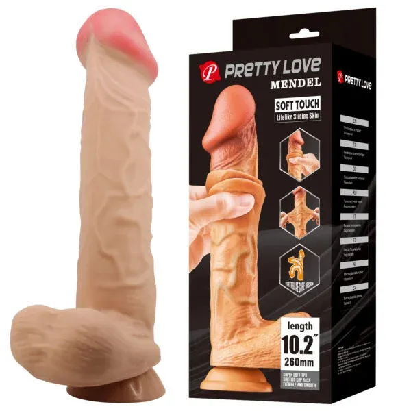 Dildo Realista XL 26 cms. - BW-008103NRG Baile (S.T.M.)