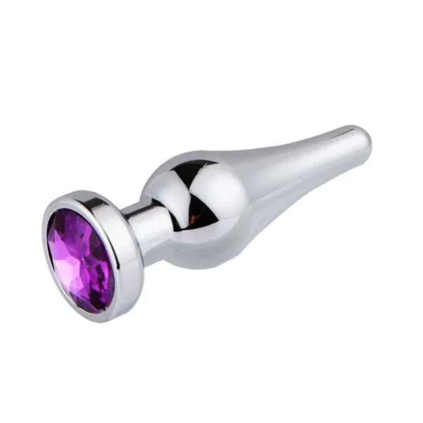 Plug Anal Metalico con Joya Talla M - JX-056M (S.T.M.)