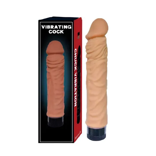 Nacho: Dildo Vibrador Realista de 22 cm. Multivelocidad - No.599 Top-Notch (S.T.M.)