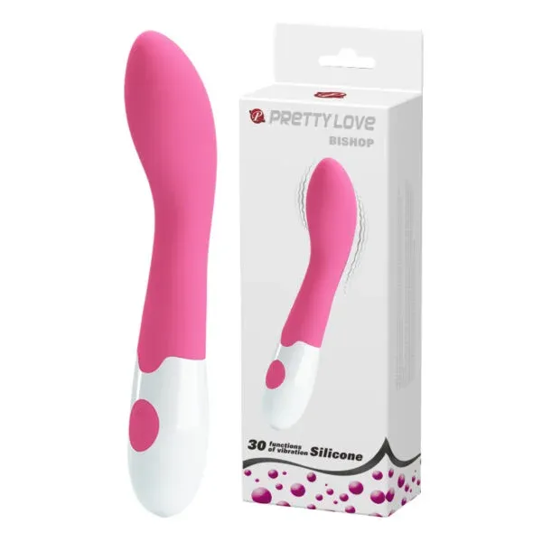 Bishop: Vibrador Curvo de 30 Modos - BI-014220 Prettylove (S.T.M.)