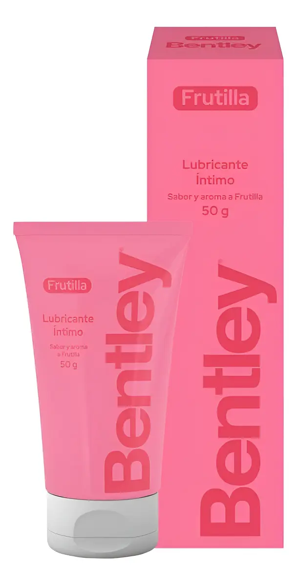 GEL LUBRICANTE COMESTIBLE CON SABOR A FRUTILLA 50 GR - BENTLEY