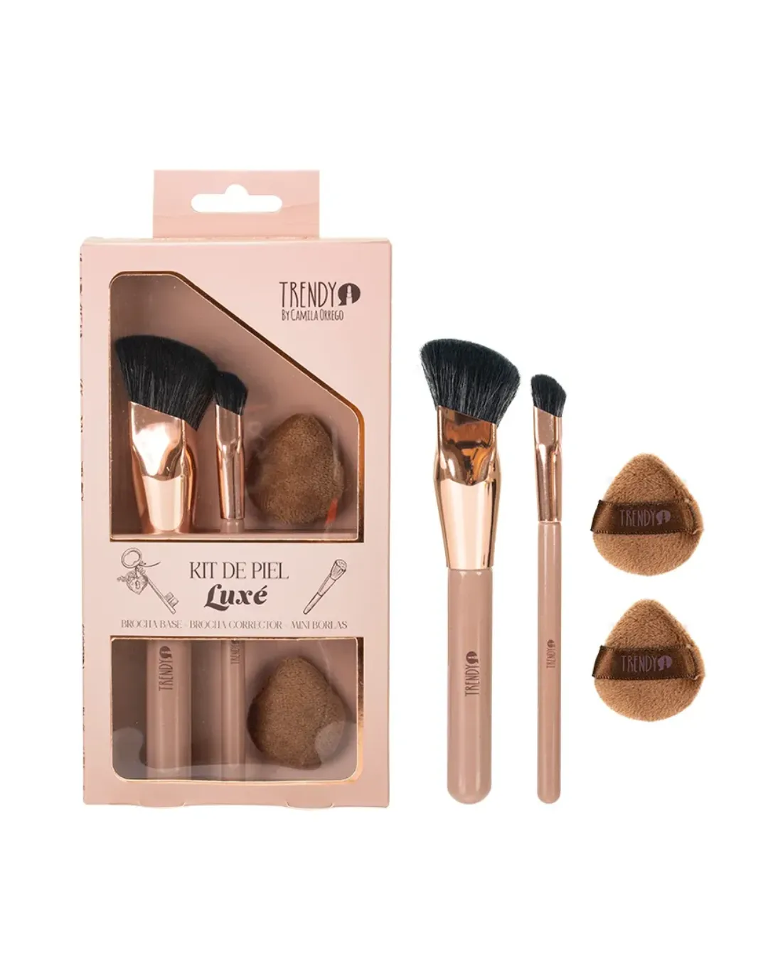 KIT BROCHAS PIEL LUXE TRENDY 