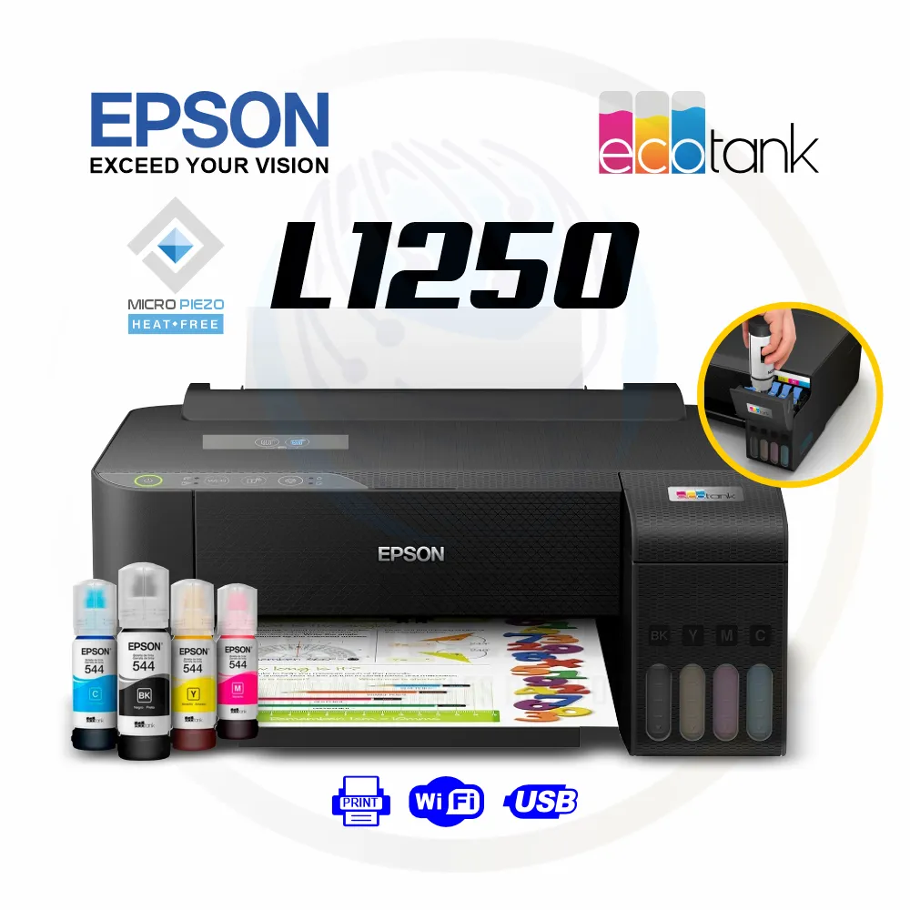 IMPRESORA EPSON ECOTANK L1250 USB/WIFI