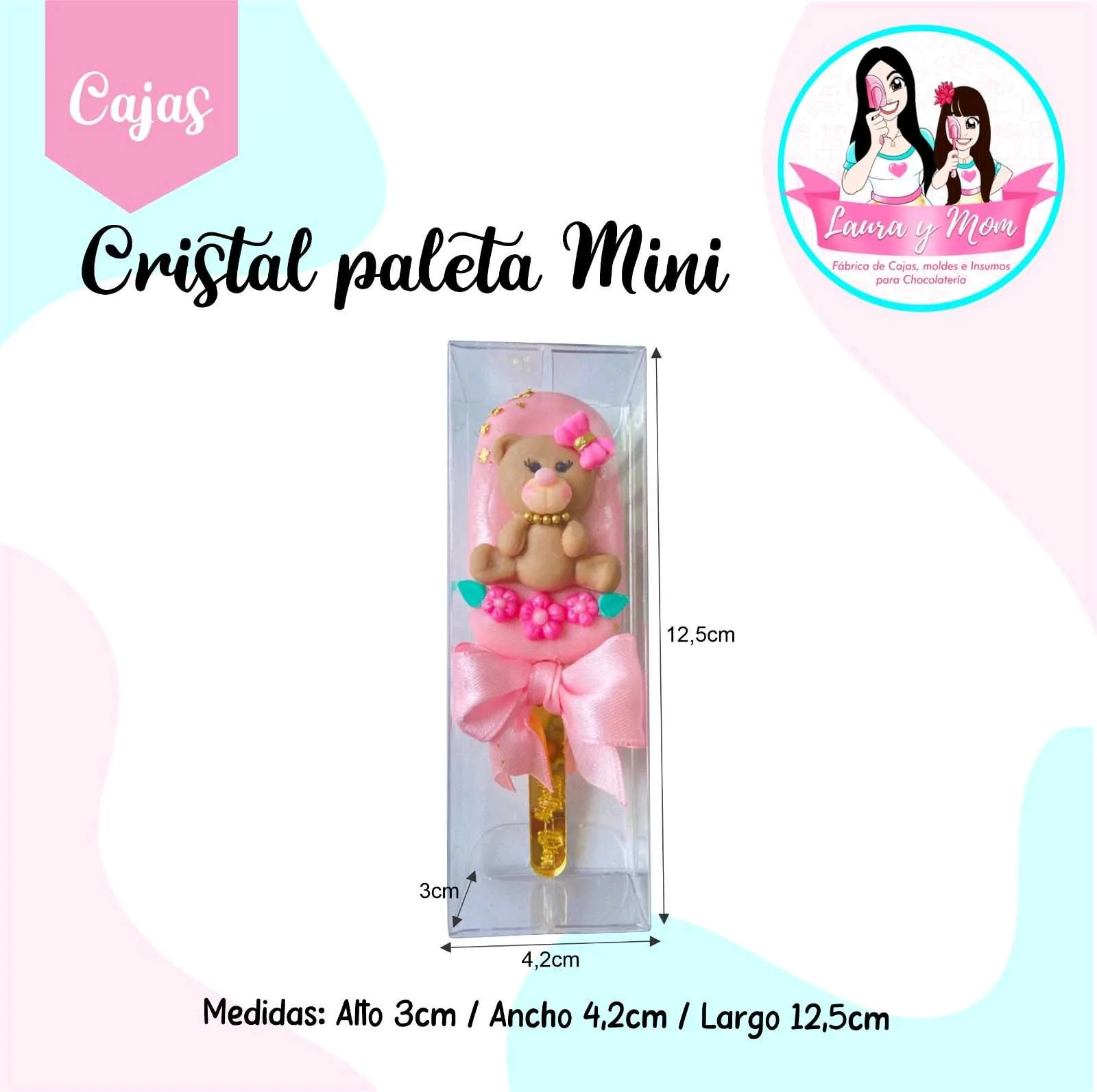 Cajas x12 cristal paleta mini