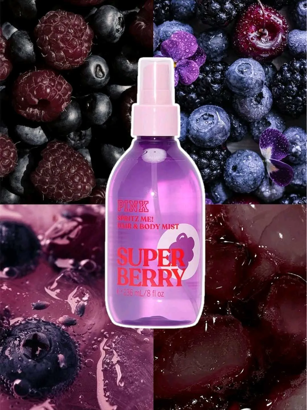 Victorias Secret SUPER BERRY Hair & Body Mist