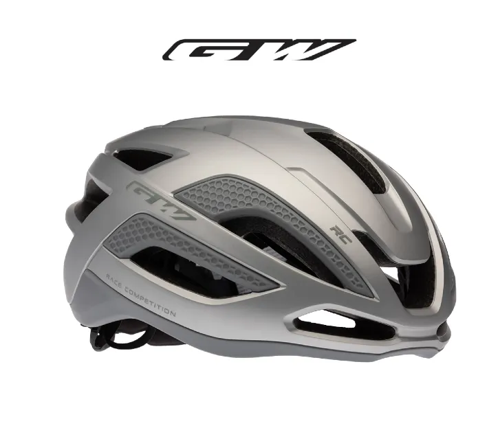 CASCO GW MTB/RUTA RC GRIS PLATA MATE-GRIS MEDIO MATE