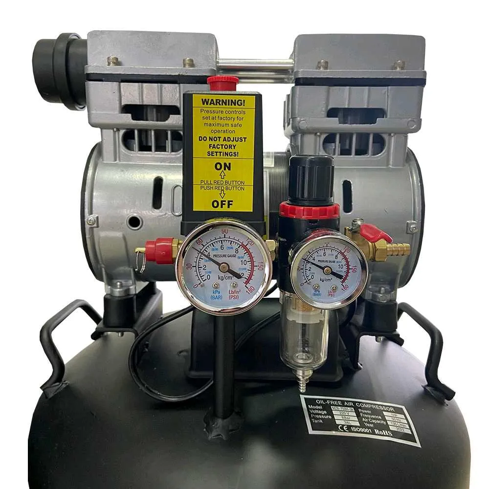 Compresor de 1HP, tanque 38 Lts, recuperación 135 Lts/Min. EVODEN