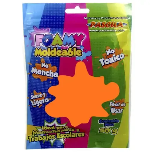 520589 foamy moldeable naranja