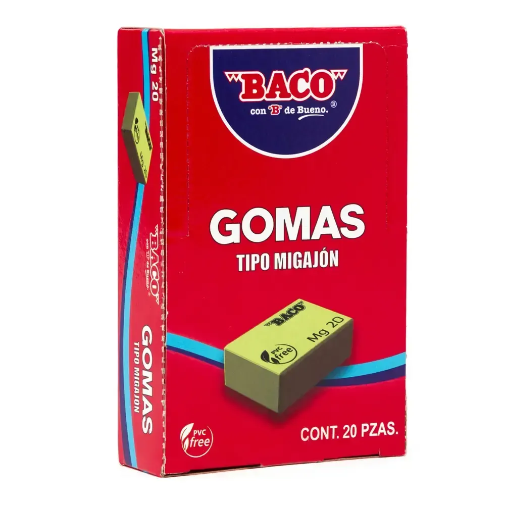 978033 borrador grande migajon con 20 baco