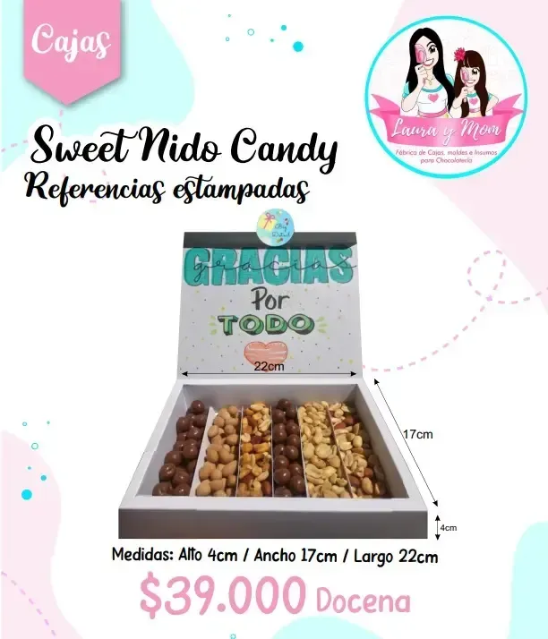 Cajasx12 Sweet #2 nido candy