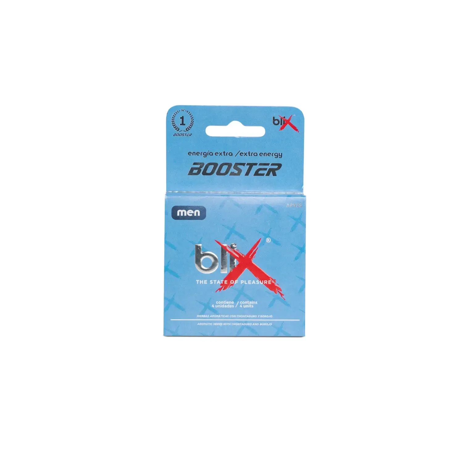 POTENCIALIZADOR MASCULINO [PASTILLA x4 💊] BLIX BOOSTER