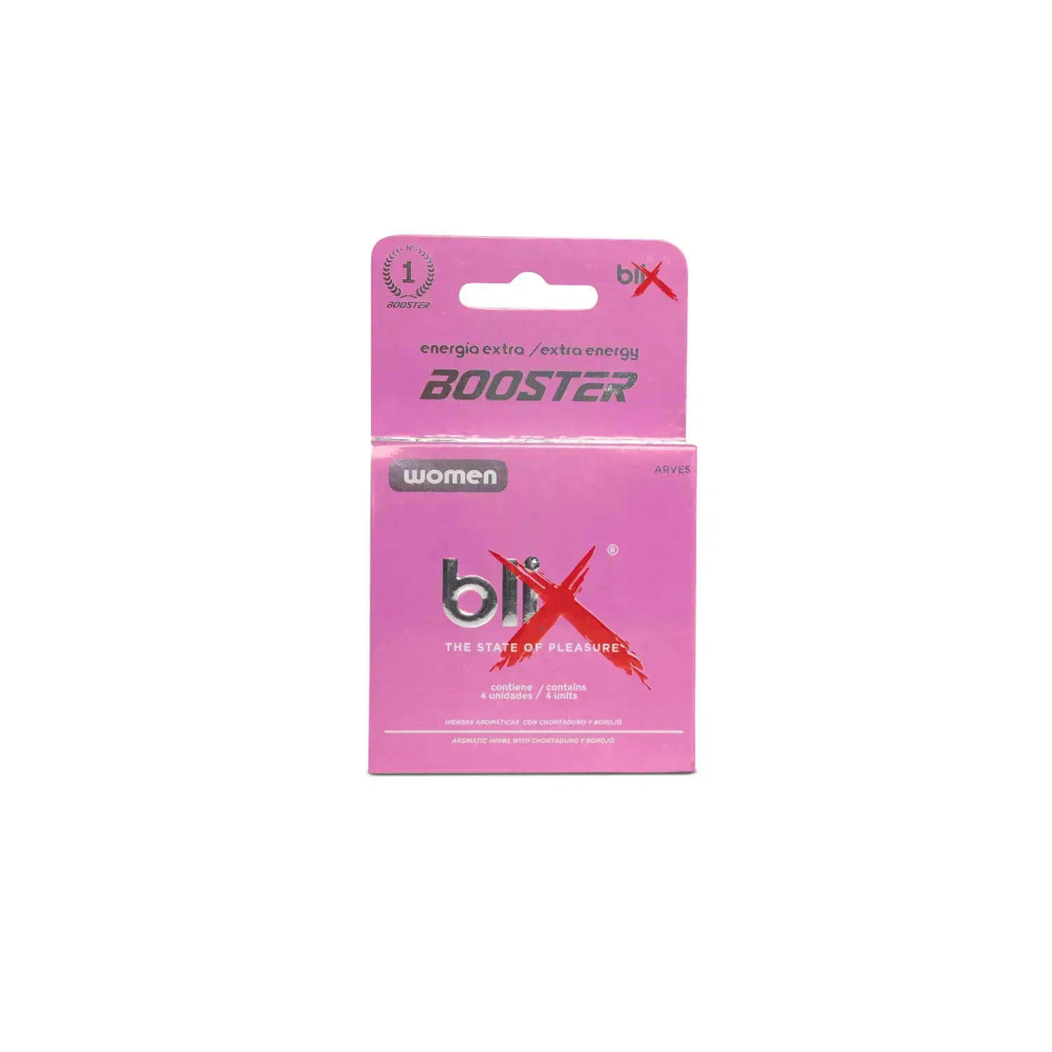 AFRODISÍACO FEMENINO [PASTILLA x4 💊] BLIX BOOSTER