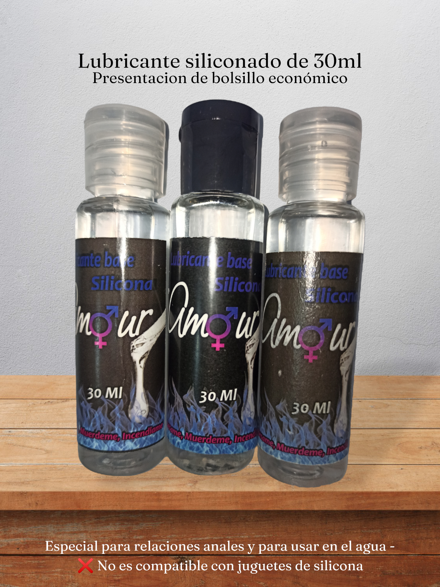 LUBRICANTE SILICONADO 30ML DE BOLSILLO ECONÓMICO 