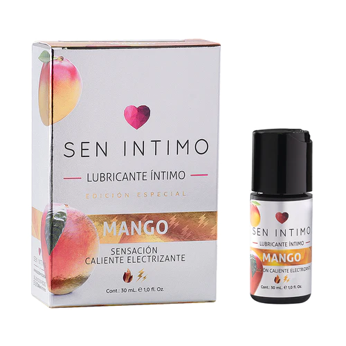 LUB SENSACIÓN CALIENTE ELECTRIZANTE EDICIÓN ESPECIAL MANGO TROPICAL 30ml By. SEN ÍNTIMO