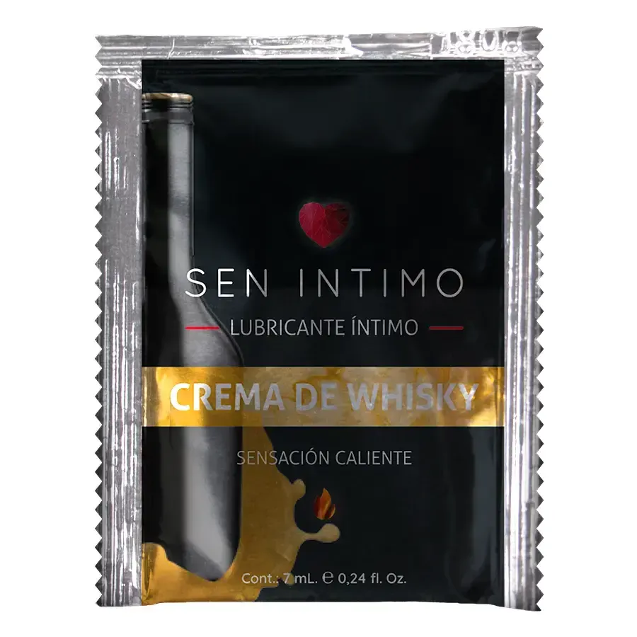 LUBRICANTE CALIENTE CREMA DE WHISKY 🥃 SACHET 7ml By. SEN ÍNTIMO 