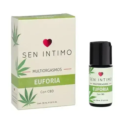 MULTIORGASMICO GEL EUFORIA CON CANNABIS 30ml By. Sen Intimo